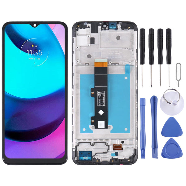 For Motorola E20 Lcd Screen With Frame Full Assembly Easy Replacemen Mobile Phone Parts
