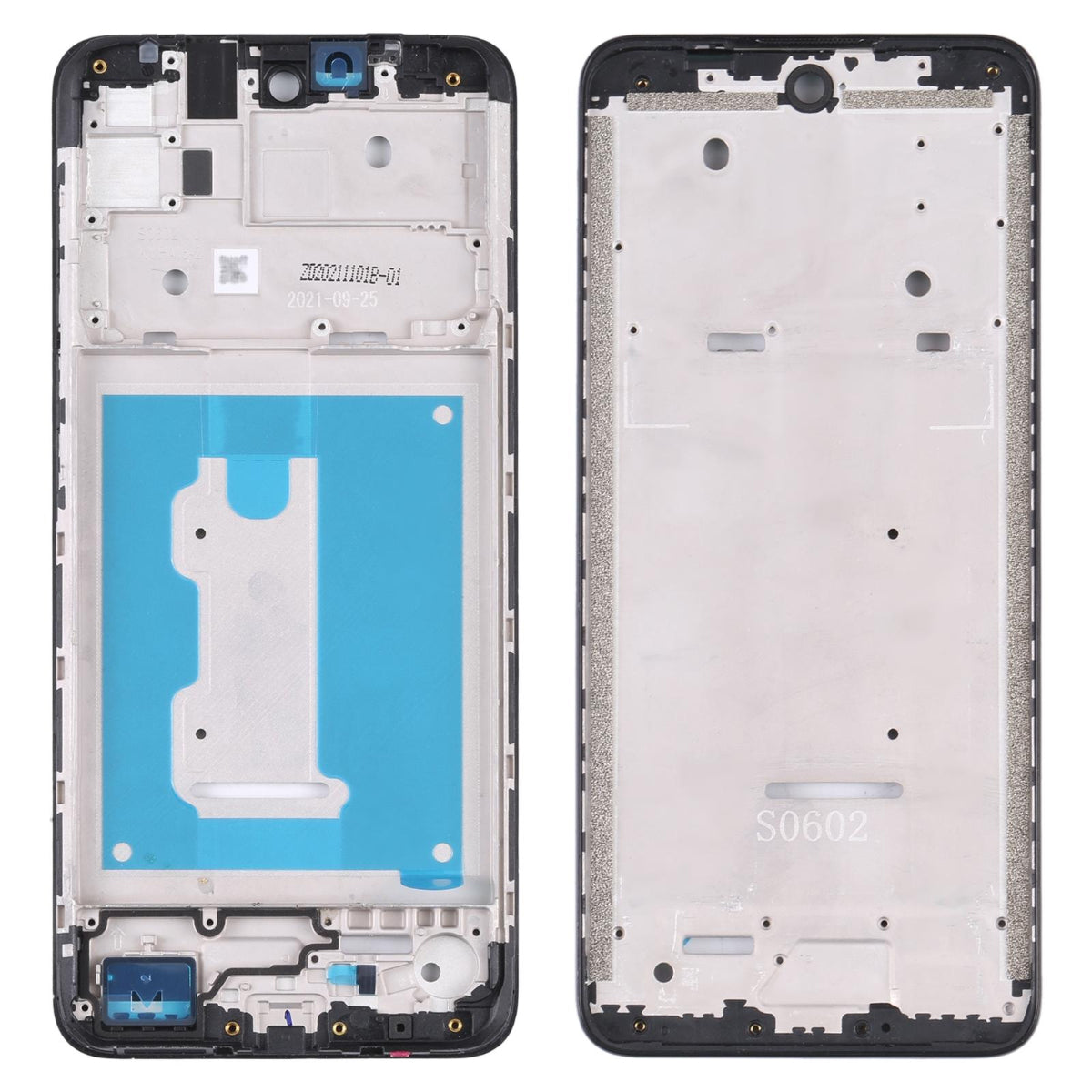 For Motorola E40 E30 Front Housing Lcd Frame Bezel Plate Replacement Part Mobile Phone Parts