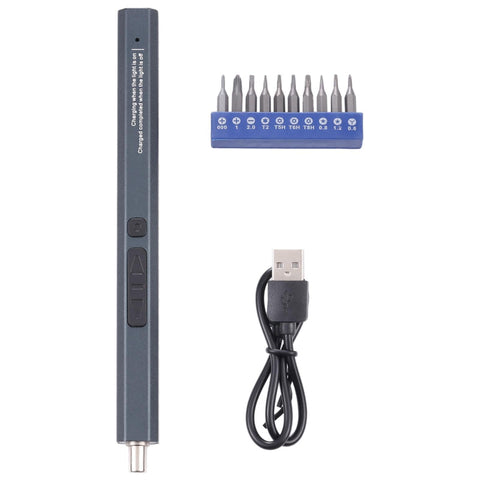 12 In Rechargeable Cordless Electric Screwdriver Set With Type Port Screw Guns & Screwdrivers