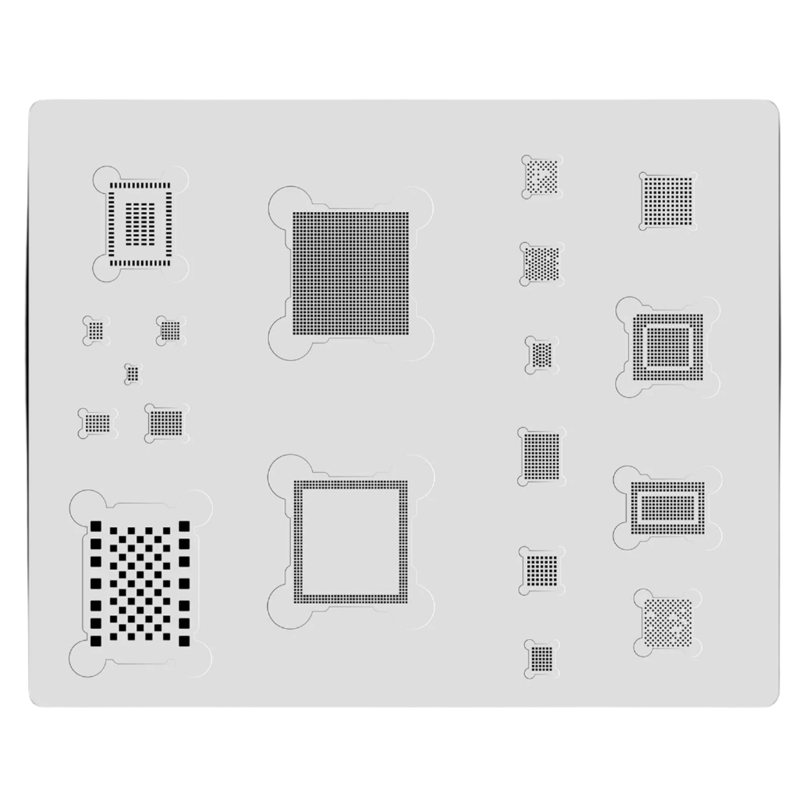 3D Bga Solder Reballing Net For A8 Model Stencil Ball Formation Soldering & Rework Stations
