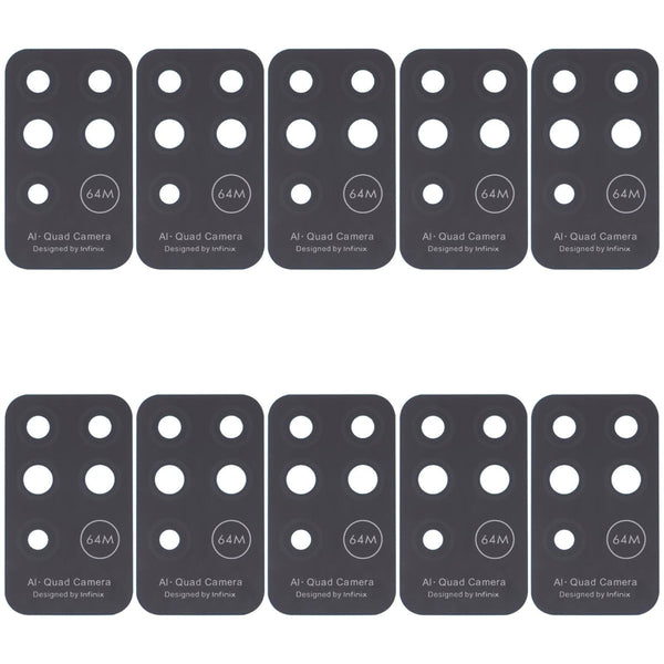 10 Piece Infinix Note 8 X692 Rear Camera Lens Set Mobile Phone Parts