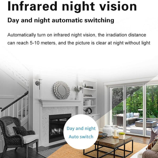 Ome Security Infrared Night Vision Wireless Voice Intercom Small Camera Security Cameras