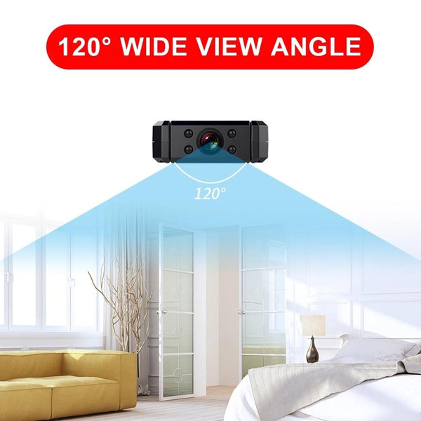 Infrared Night Vision Mini High Definition Wi Fi Camera With 120 Degree Recorder Security Cameras