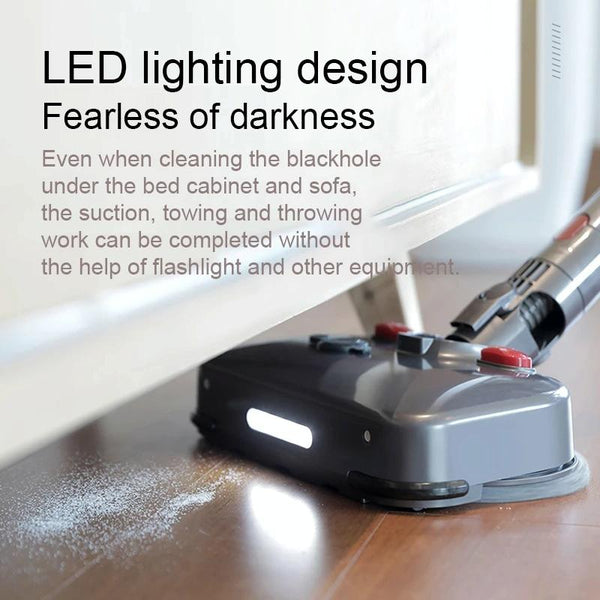 Electric Wet And Dry Mopping Head With Water Tank For Dyson V7 V8 V10 V11 Vacuum Cleaner Parts