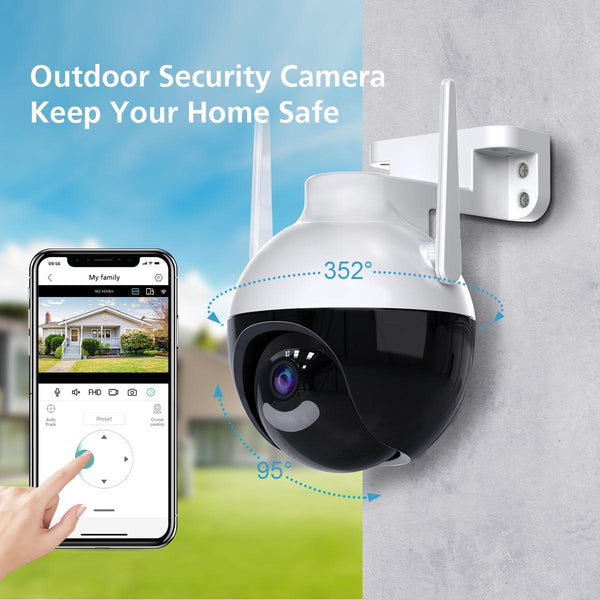 Wireless Hd Smart Camera 4Mp Wifi Surveillance Security Cameras