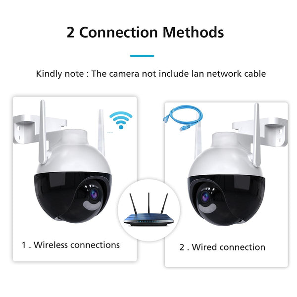 Wireless Hd Smart Camera 4Mp Wifi Surveillance Security Cameras