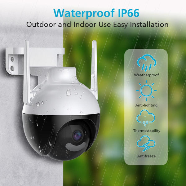 Wireless Hd Smart Camera 4Mp Wifi Surveillance Security Cameras
