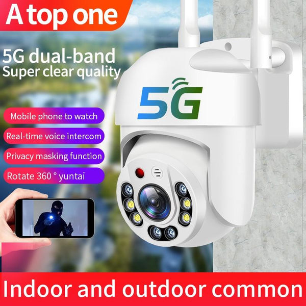 Waterproof 5G Dual Band Wifi Camera 2Mp Hd Clear High Quality Surveillance Security Cameras