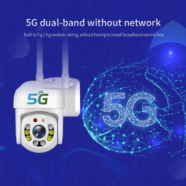 Waterproof 5G Dual Band Wifi Camera 2Mp Hd Clear High Quality Surveillance Security Cameras