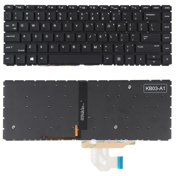 Backlit Us Keyboard For Hp Probook 440 / 445 G6 G7 Keyboards