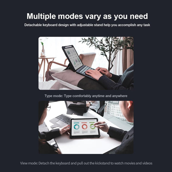 12.9 Inch Ipad Pro Bumper Keyboard Case For 2020 And 2021 Models Keyboards