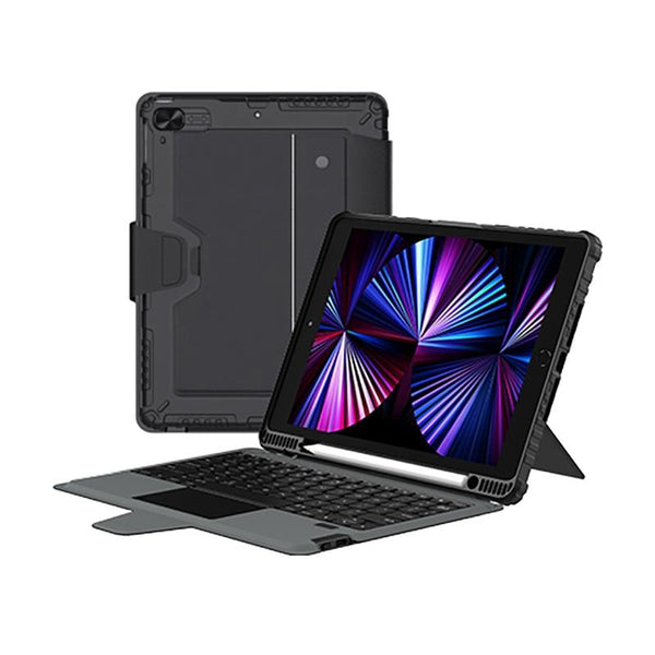 6 Row Keyboard Case For Ipad 10.2 2019 2020 2021 With Bumper Combo Cases Covers Keyboard Folios