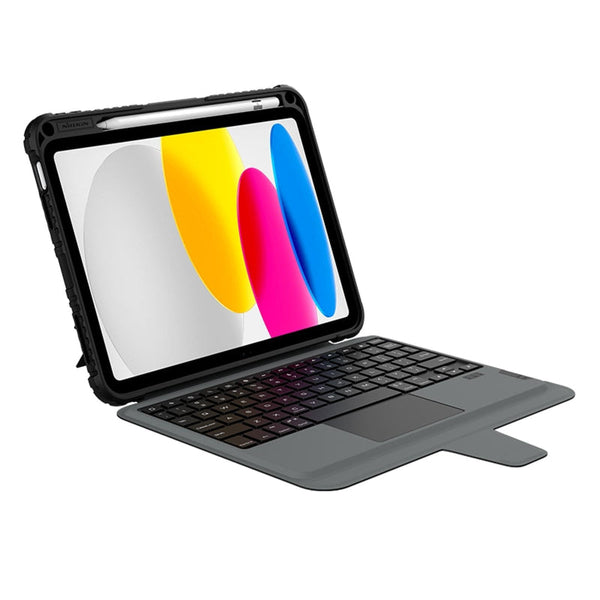 2022 Ipad 10.9 Bumper Keyboard Case With Adjustable Stand And Trackpad Keyboards & Keypads