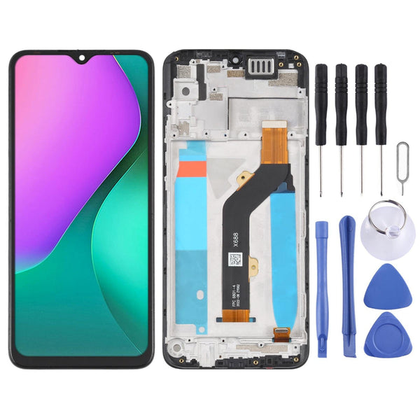 Infinix Hot 10 Play Smart 5 Lcd Screen Assembly With Frame Mobile Phone Parts