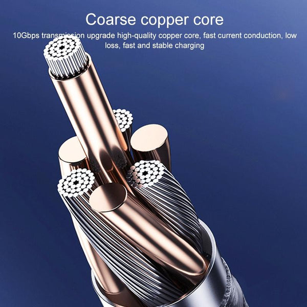 1.5M Usb C Male To Female Stereo Curved Extension Cable For Steam Deck 100W Cables & Adapters