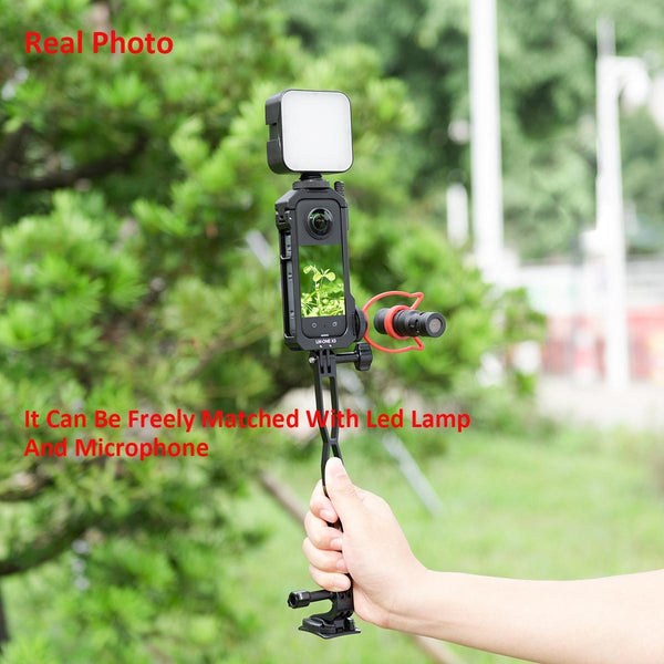 Insta360 One X3 Metal Cage With Extended Frame And T1 Tripod Camera Cases Bags & Covers