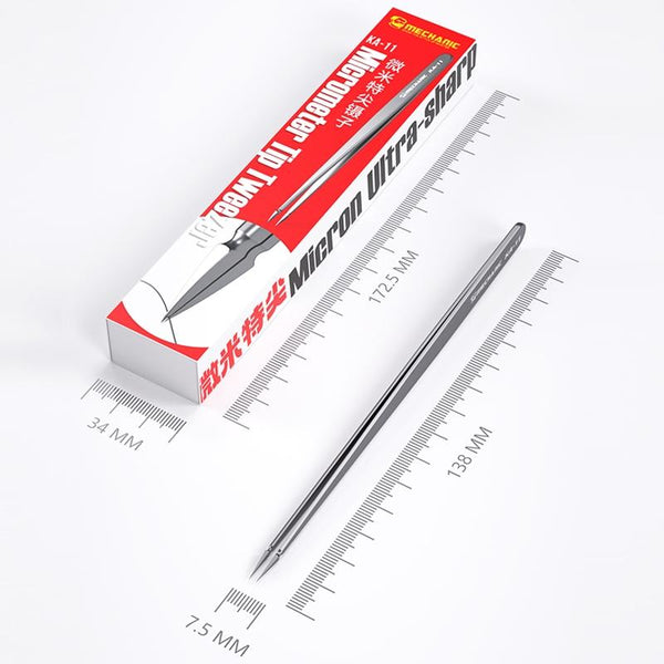 11 Non Magnetic Pointed Tweezers For Electronics Maintenance And Repair Electronics Tweezers