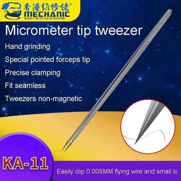 11 Non Magnetic Pointed Tweezers For Electronics Maintenance And Repair Electronics Tweezers