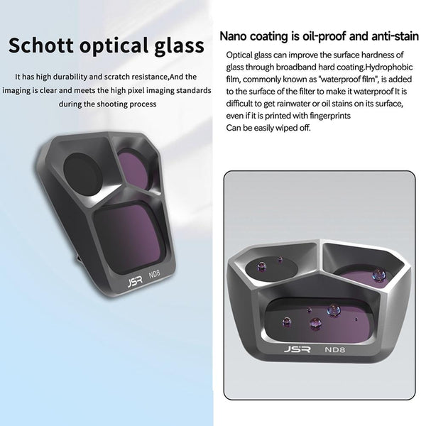 Three In One Circular Polariser And Neutral Density Lens Filter For Dji Mavic 3 Pro Lenses