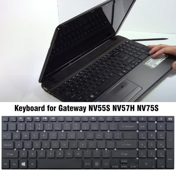 Replacement Keyboard For Gateway Nv55s Nv57h Nv75s Laptop Black Other Components & Parts