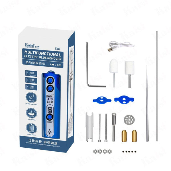 Electric Polish Glue Remover With Led Light Kaisi 316B Mobile Phone Parts