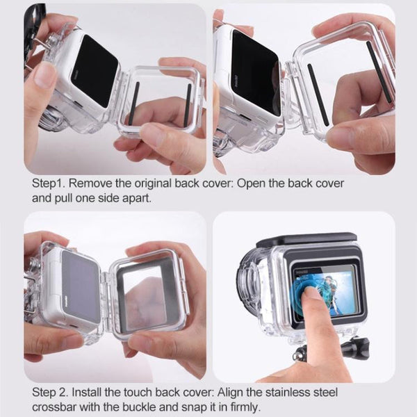 Waterproof Case For Insta360 Go With Touch Back Cover Camera Cases Bags & Covers