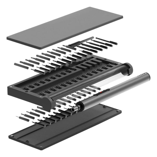 55 In 1 Rechargeable Electric Screwdriver Set With Magnetic Design And Led Illumination Screw Guns & Screwdrivers