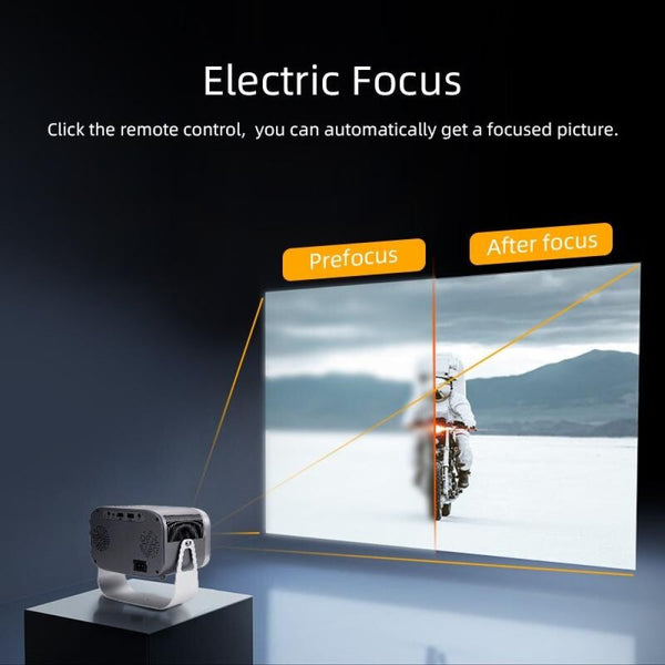 360 Degree Rotating Mini Android Projector 150 Lumens 1280X720p Hd Display Projectors