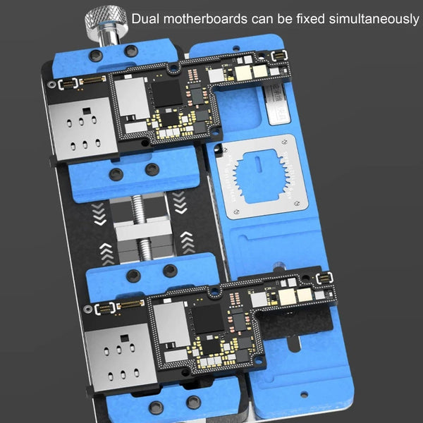 Universal Dual Axis Fixture With Three Card Slots For Motherboard Repair Mobile Phone Parts