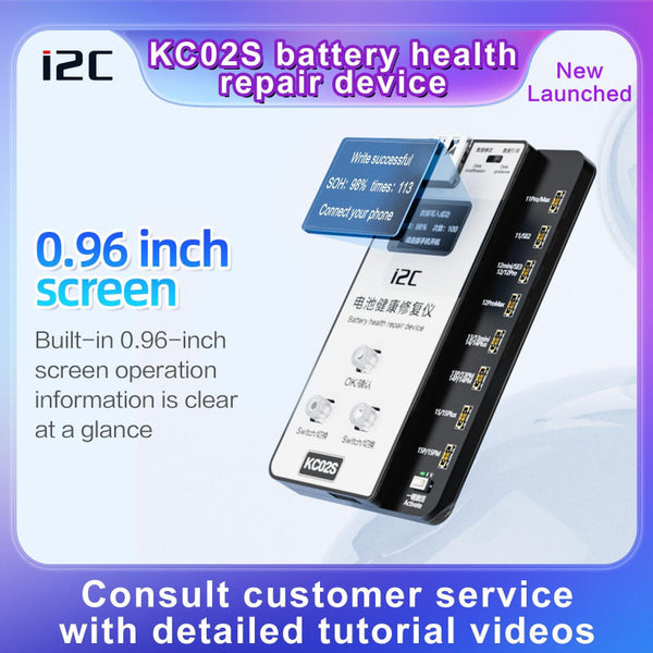 For Iphone Battery Recovery Device 11 15 Series I2c Kc02s Repair And Setup Guide Mobile Phone Parts