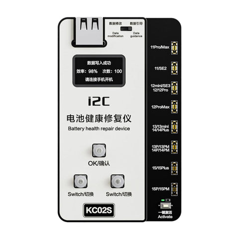 For Iphone Battery Recovery Device 11 15 Series I2c Kc02s Repair And Setup Guide Mobile Phone Parts