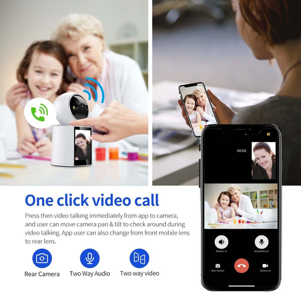 Smart Wifi Camera With Humanoid Detection And Audible Alarm Security Cameras