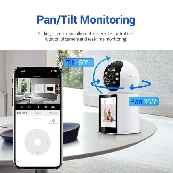 Smart Wifi Camera With Humanoid Detection And Audible Alarm Security Cameras