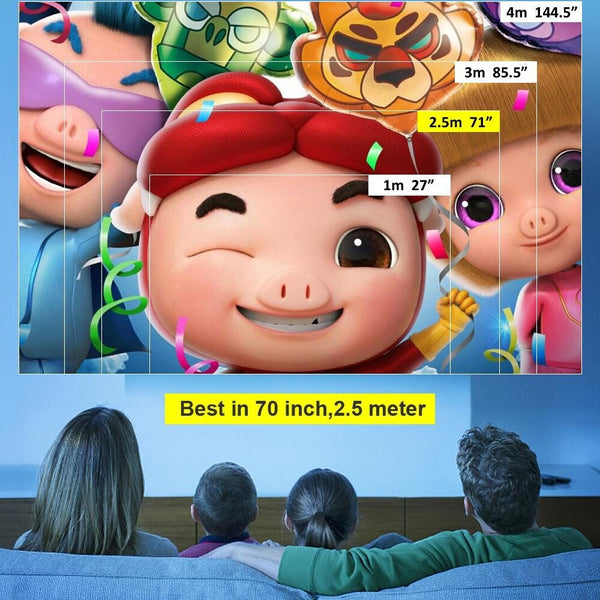 Mini Led Projector For Kids 1080P Resolution Projectors