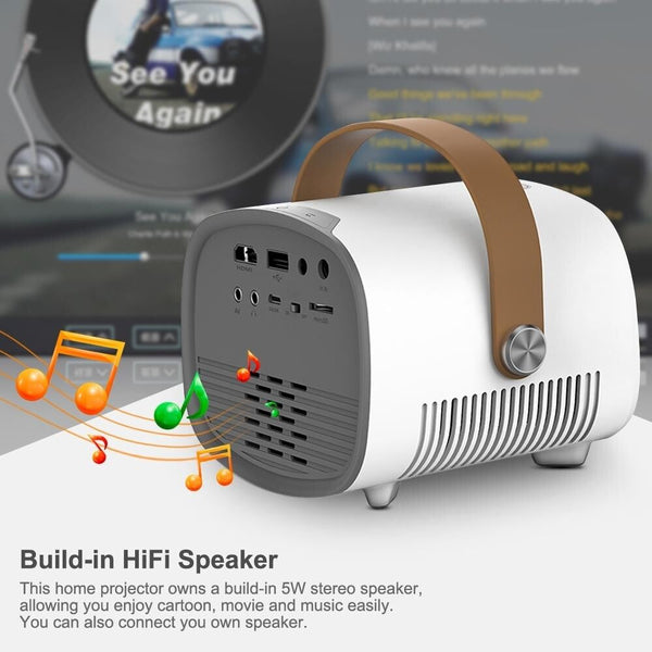 Mini Led Projector For Kids 1080P Resolution Projectors