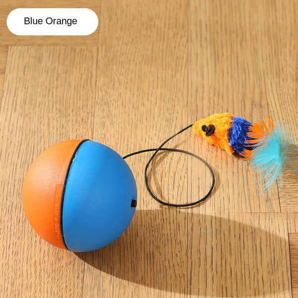 Cat Toy Self Entertainment Energy Consumption Mouse Teaser Wand Exercise Electric Automatic Teasing Ball Supplies Cat Toys