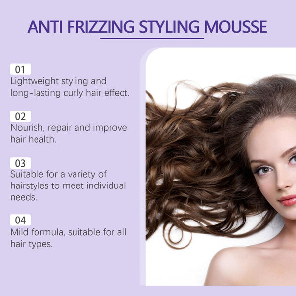 Curls Volumizing And Styling Mousse Shine Confident Soft Elastic Curling Straightening & Curling Irons