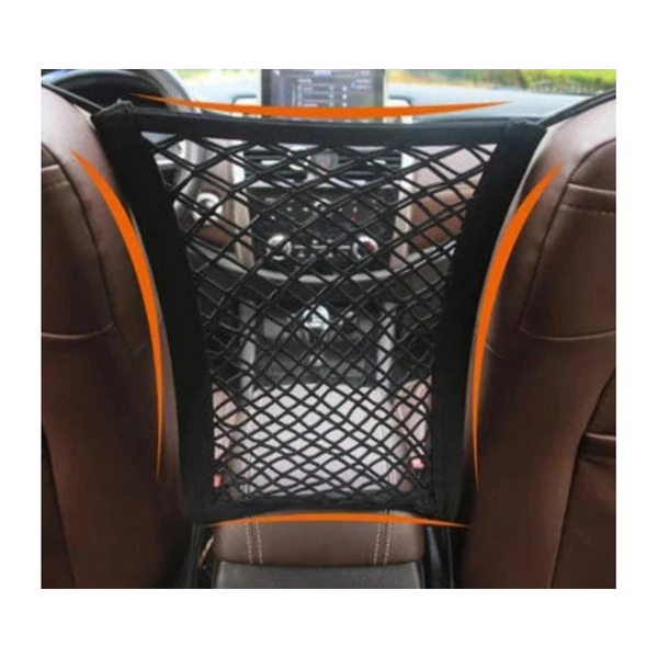 Dog Car Net Barrier Pet Travel Safety Carrier Rear Seat Fence Anti Collision For Child And Pets With Storage Bag Pet Transport