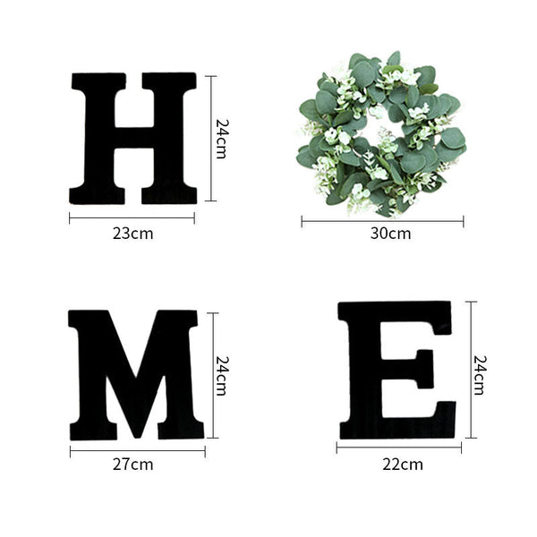 Home Wooden Alphabet Living Room Dining Room Wall Decoration Wall Decoration Dog Bowls