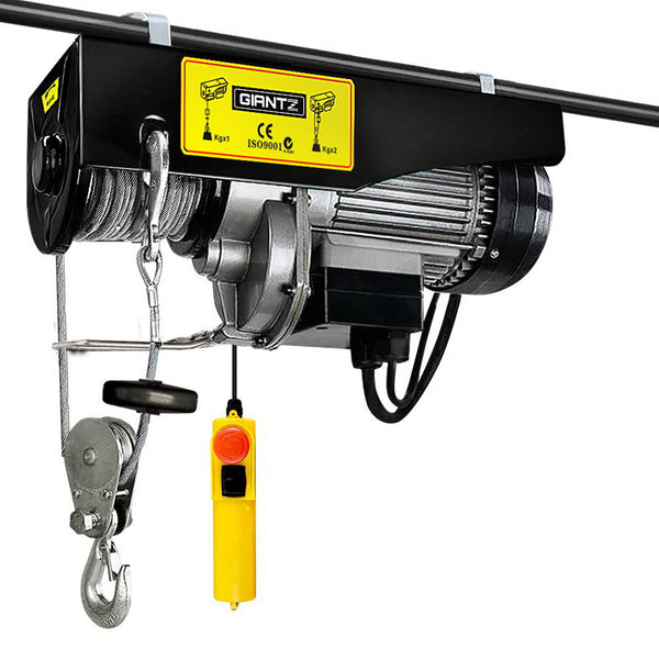 Giantz Electric Hoist Winch With Remote For Tow Bars And Winches 18 Metre Cable Tow Bars & Winches