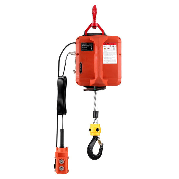 Giantz Electric Hoist Winch 500Kg Wired/Wireless Remote Control Engine Hoists