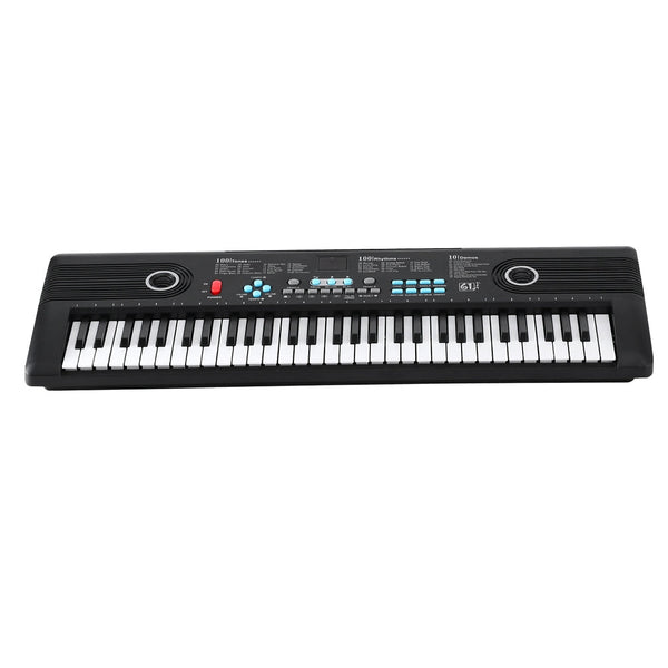 Alpha 61 Key Digital Piano Keyboard Electric Kids Gift Black Electronic Keyboards