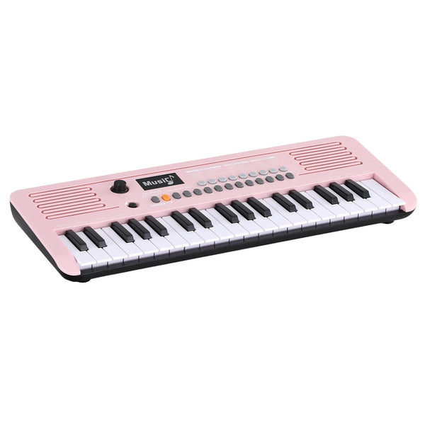 Alpha 37 Key Digital Piano Keyboard For Kids Beginners Electronic Gift Pink Electronic Keyboards