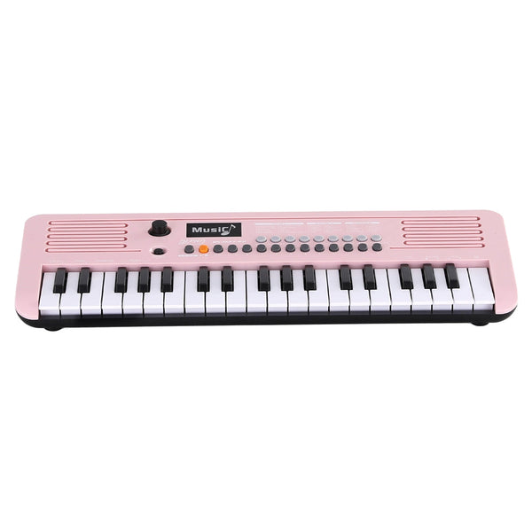 Alpha 37 Key Digital Piano Keyboard For Kids Beginners Electronic Gift Pink Electronic Keyboards