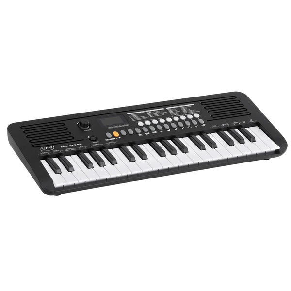 Alpha 37 Key Digital Piano Keyboard Electric Black Electronic Keyboards