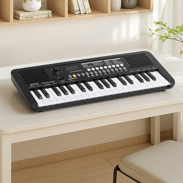Alpha 37 Key Digital Piano Keyboard Electric Black Electronic Keyboards