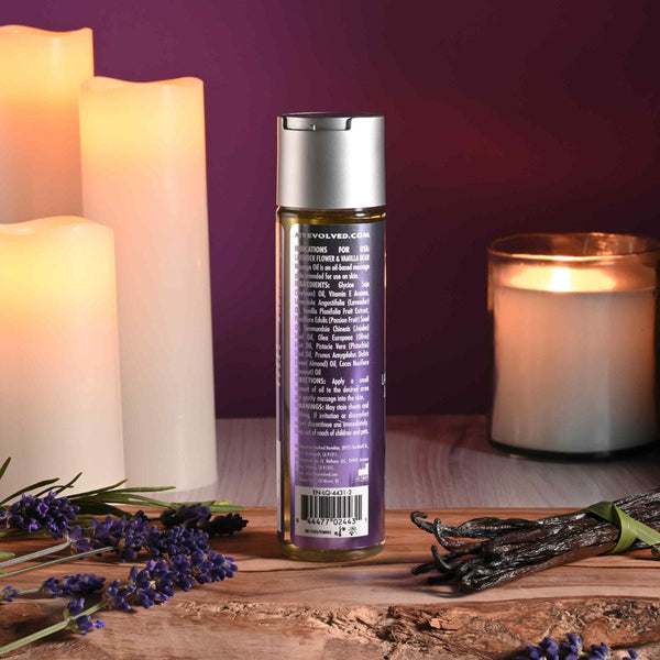 Evolved Anoint Perfumery Lavender Flower & Vanilla Bean Massage Oil 120 Ml Bottle Massage Oils & Lotions
