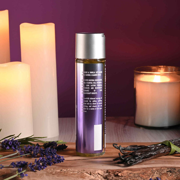 Evolved Anoint Perfumery Lavender Flower & Vanilla Bean Massage Oil 120 Ml Bottle Massage Oils & Lotions
