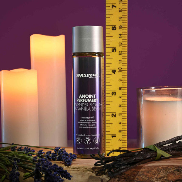 Evolved Anoint Perfumery Lavender Flower & Vanilla Bean Massage Oil 120 Ml Bottle Massage Oils & Lotions