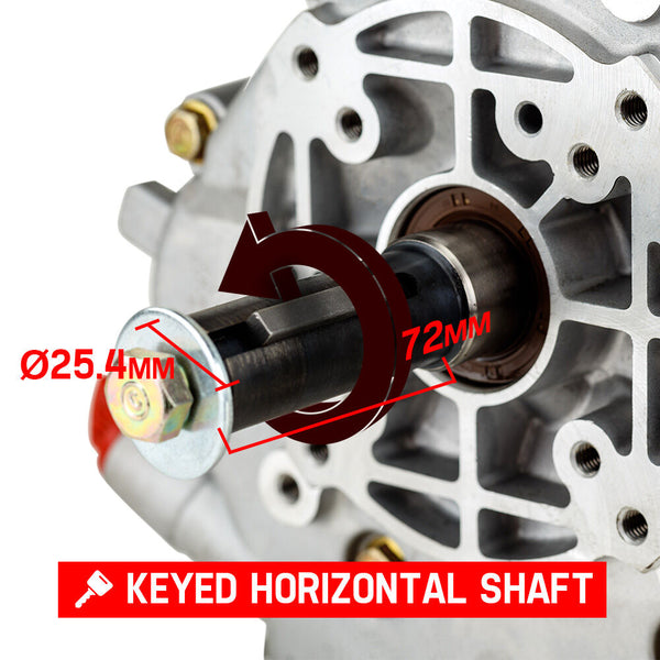 Baumr Ag Baumr Ag 7Hp Diesel Stationary Engine 4 Stroke Ohv Horizontal Shaft Motor Multi Purpose Power Tool Engines